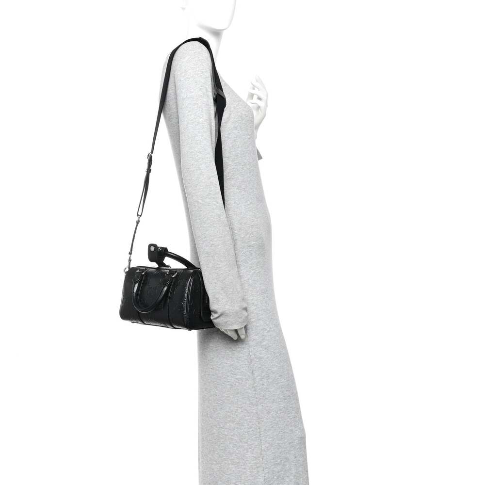 Gucci Calfskin Gg Tennis Embossed Mini #253544G12B - Picture 2 of 9